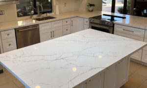 Venetian quartz worktop