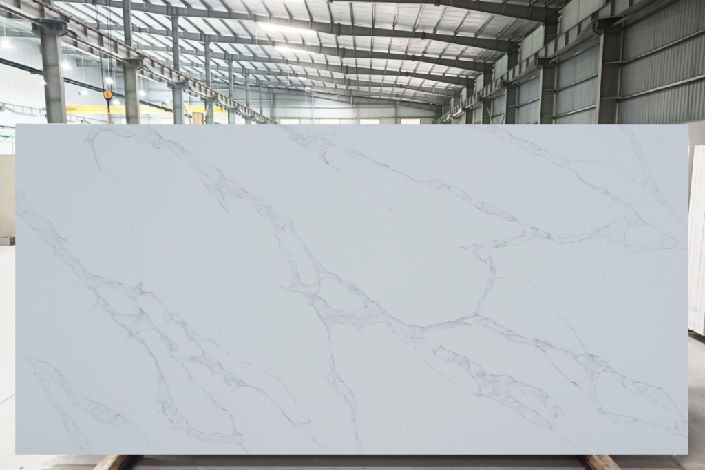 Venetian white quartz slabs