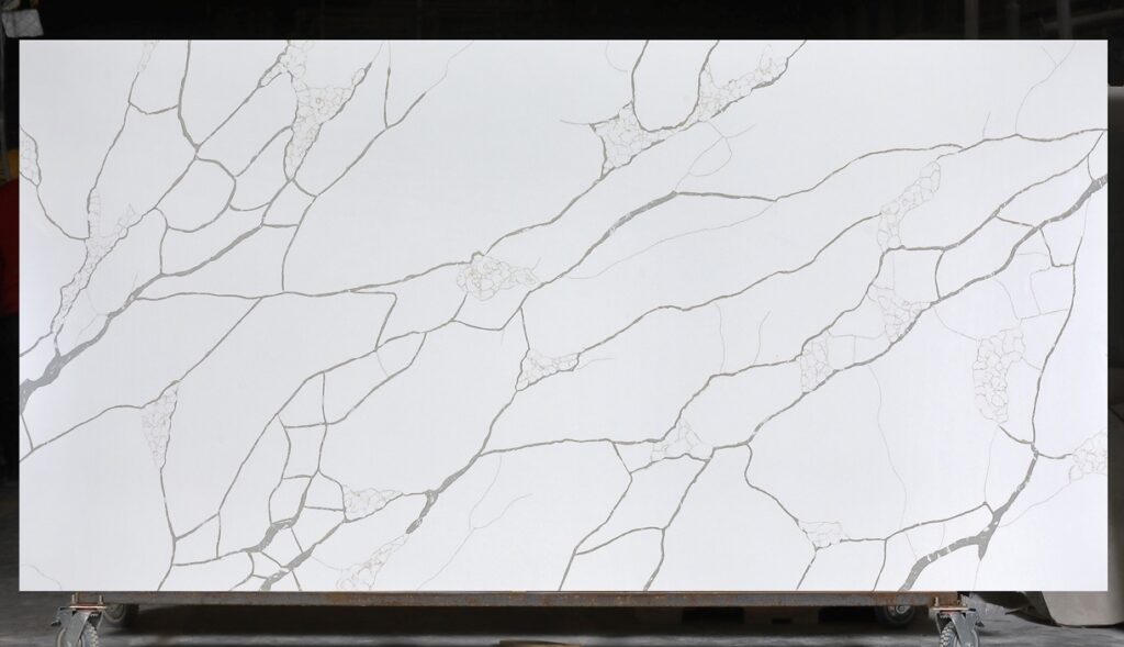 Quartz countertop slab