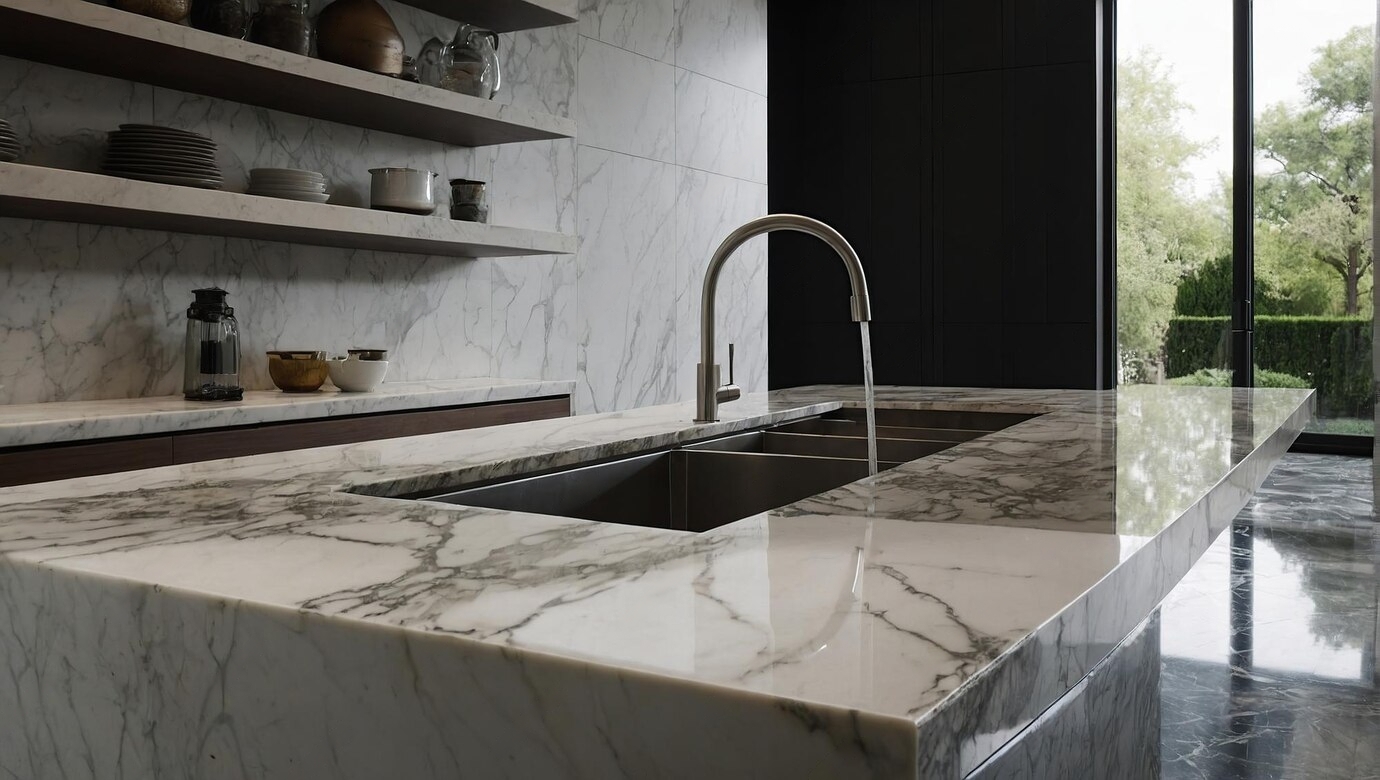 quartzite kitchen countertop