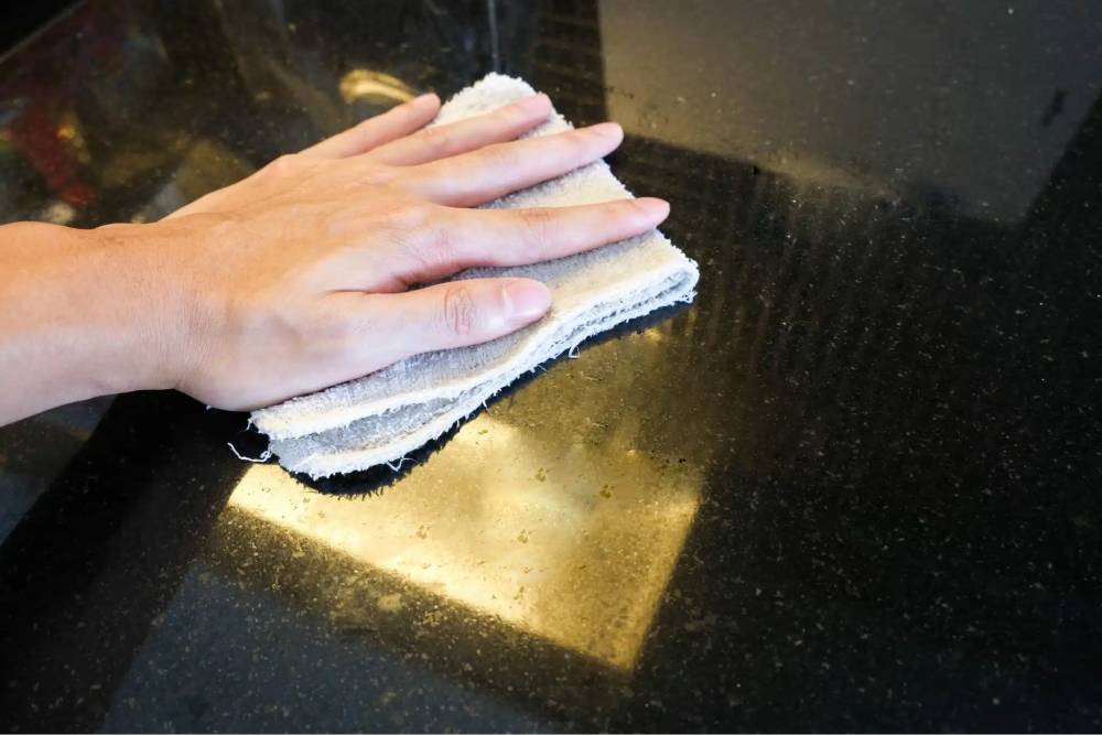 cleaning for black granite