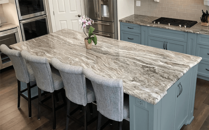 fantasy brown marble kitchen worktop