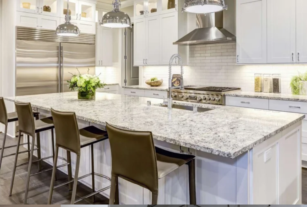 gray granite countertop