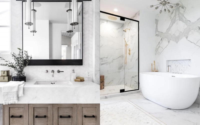 marble bathroom