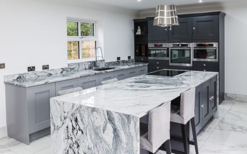 white viscon granite countertop