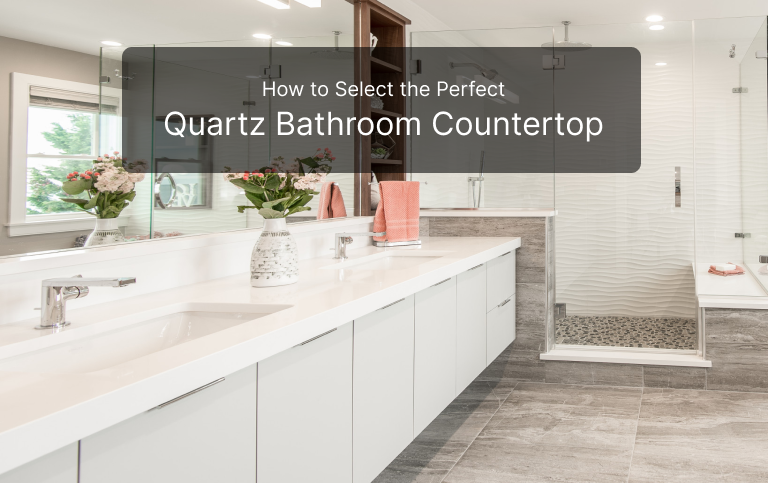 How to select the quartz bathroom countertop